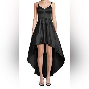 NWT Betsy & Adam high-low taffeta dress, size 2